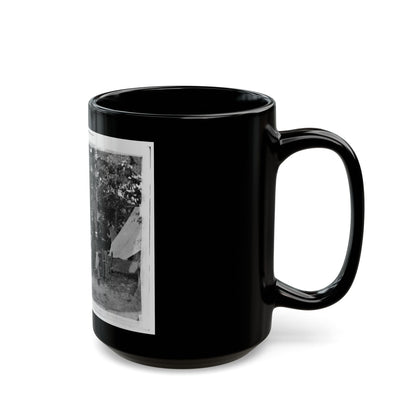 Bealeton, Virginia. Company I, 93d New York Infantry Officers And Non-Commissioned Officers (U.S. Civil War) Black Coffee Mug