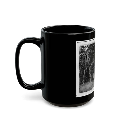 Bealeton, Virginia. Company I, 93d New York Infantry Officers And Non-Commissioned Officers (U.S. Civil War) Black Coffee Mug