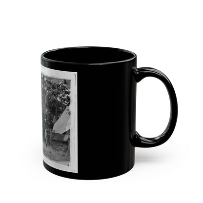 Bealeton, Virginia. Company I, 93d New York Infantry Officers And Non-Commissioned Officers (U.S. Civil War) Black Coffee Mug