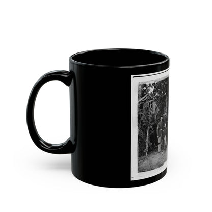 Bealeton, Virginia. Company I, 93d New York Infantry Officers And Non-Commissioned Officers (U.S. Civil War) Black Coffee Mug