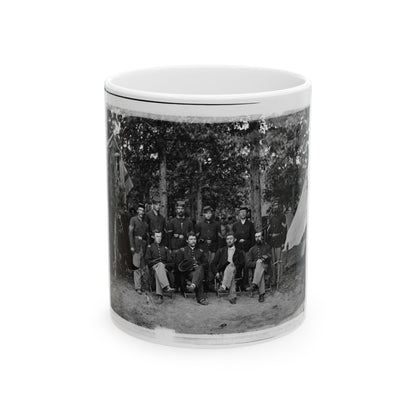 Bealeton, Virginia. Company I, 93d New York Infantry Officers And Non-Commissioned Officers (U.S. Civil War) White Coffee Mug