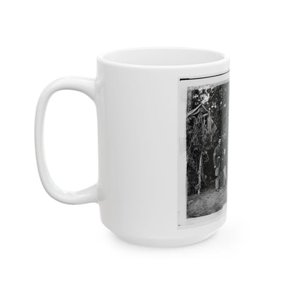 Bealeton, Virginia. Company I, 93d New York Infantry Officers And Non-Commissioned Officers (U.S. Civil War) White Coffee Mug