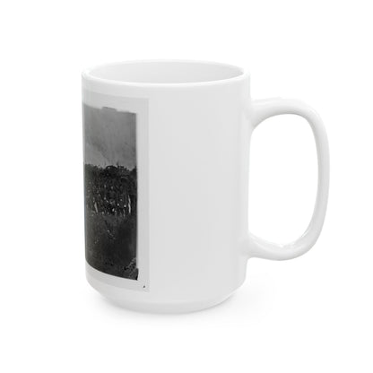 Bealeton, Virginia. Company K 93d New York Infantry Headquarters Guard. Army Of The Potomac (U.S. Civil War) White Coffee Mug