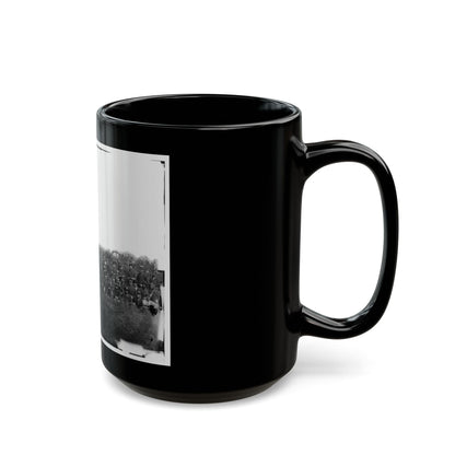 Bealeton, Virginia. Company K, 93d New York Infantry. (Morgan Rifles) (U.S. Civil War) Black Coffee Mug-The Sticker Space