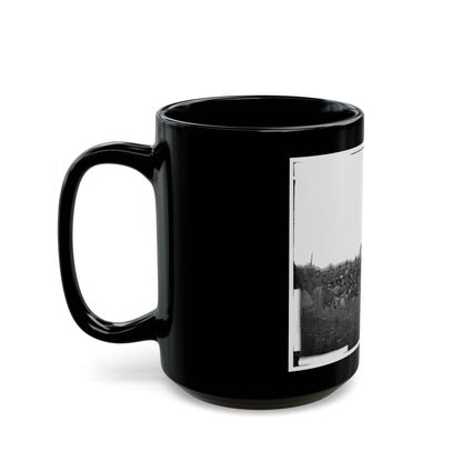 Bealeton, Virginia. Company K, 93d New York Infantry. (Morgan Rifles) (U.S. Civil War) Black Coffee Mug-The Sticker Space