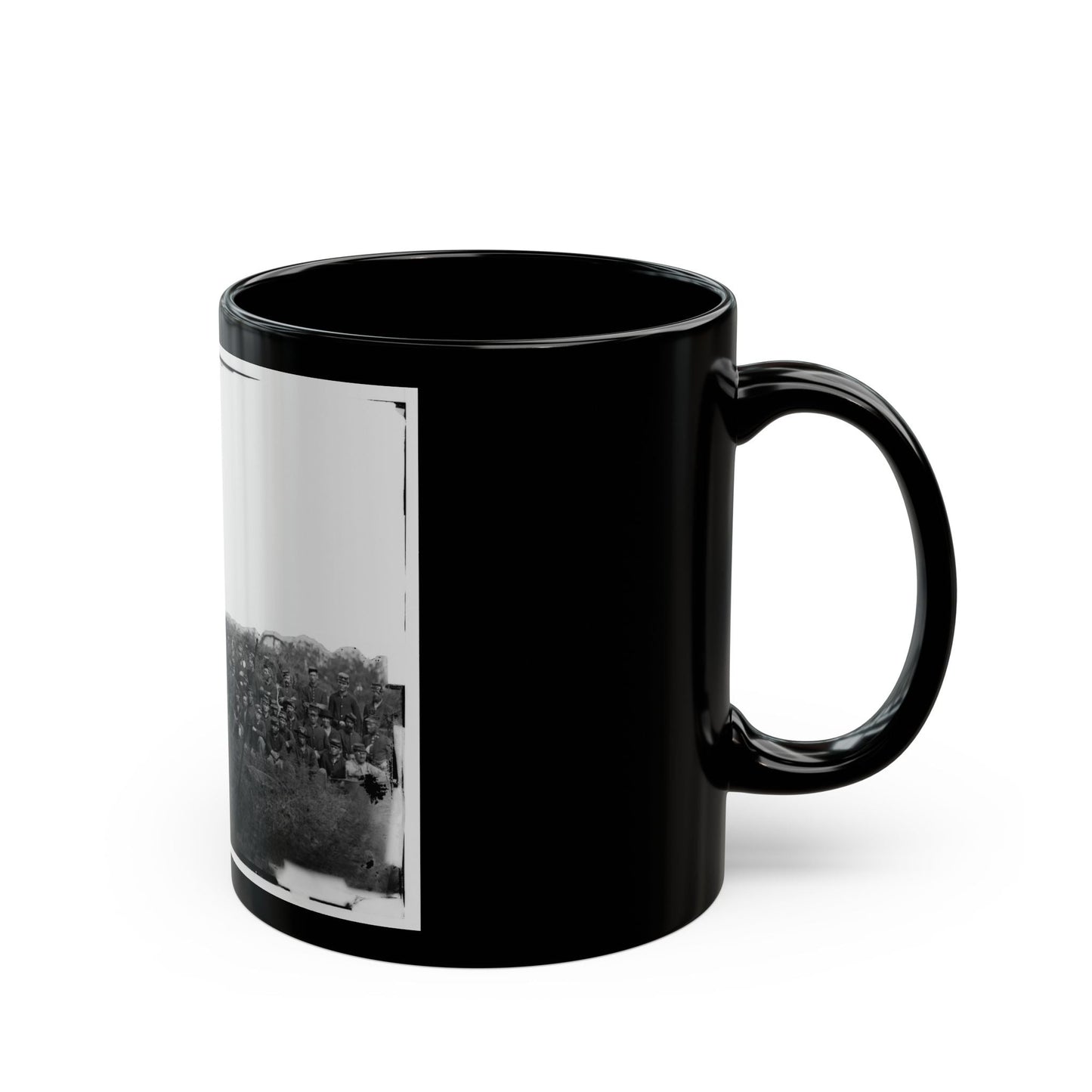 Bealeton, Virginia. Company K, 93d New York Infantry. (Morgan Rifles) (U.S. Civil War) Black Coffee Mug-The Sticker Space