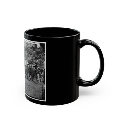 Bealeton, Virginia. Officers Of 93d New York Infantry (U.S. Civil War) Black Coffee Mug