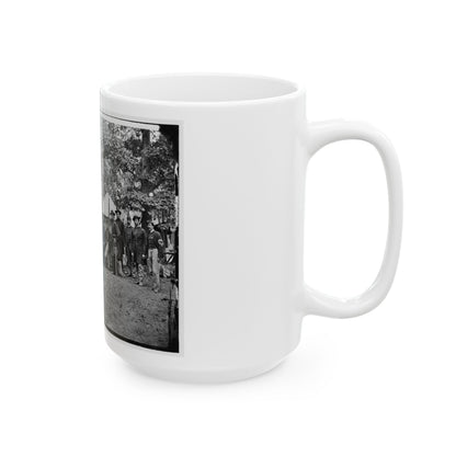 Bealeton, Virginia. Officers Of 93d New York Infantry (U.S. Civil War) White Coffee Mug