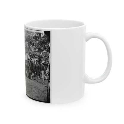 Bealeton, Virginia. Officers Of 93d New York Infantry (U.S. Civil War) White Coffee Mug