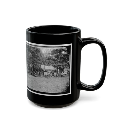 Bealeton, Virginia. Regimental Staff, 93d New York Volunteers (U.S. Civil War) Black Coffee Mug