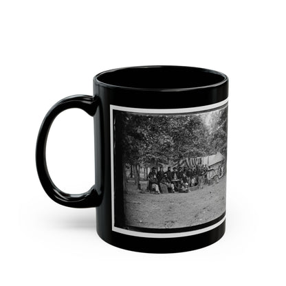 Bealeton, Virginia. Regimental Staff, 93d New York Volunteers (U.S. Civil War) Black Coffee Mug