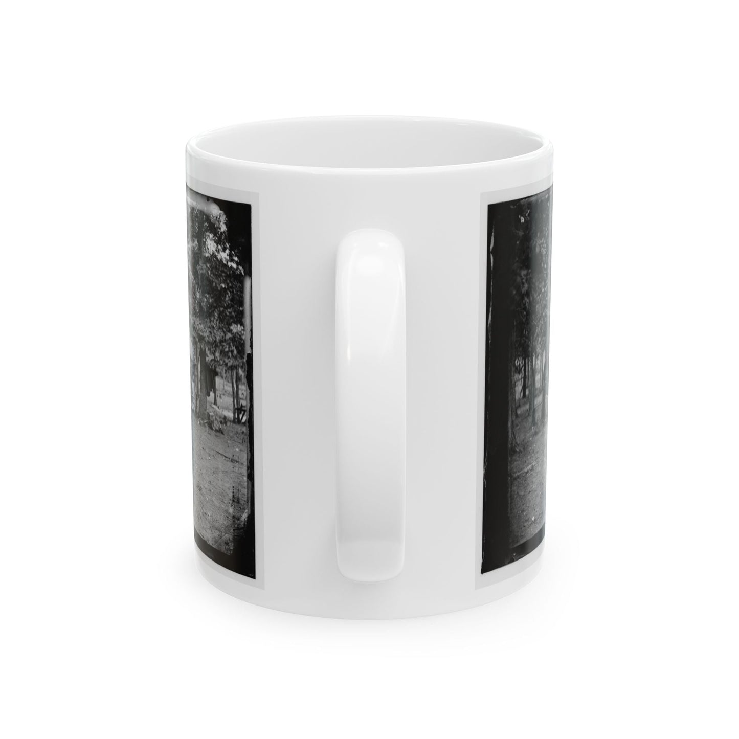 Bealeton, Virginia. Regimental Staff, 93d New York Volunteers (U.S. Civil War) White Coffee Mug