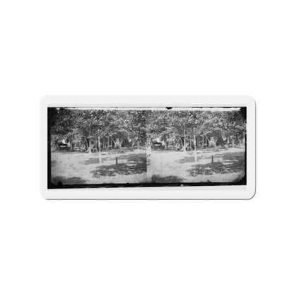 Bealeton, Virginia. View Of Camp Of 93d New York Volunteers (U.S. Civil War) Refrigerator Magnet-2" x 2"-The Sticker Space