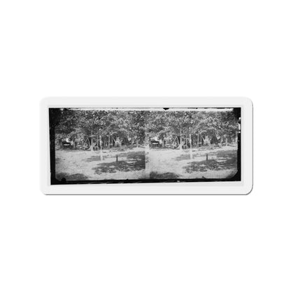 Bealeton, Virginia. View Of Camp Of 93d New York Volunteers (U.S. Civil War) Refrigerator Magnet-3" x 3"-The Sticker Space