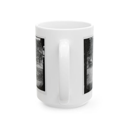 Bealeton, Virginia. View Of Camp Of 93d New York Volunteers (U.S. Civil War) White Coffee Mug-The Sticker Space