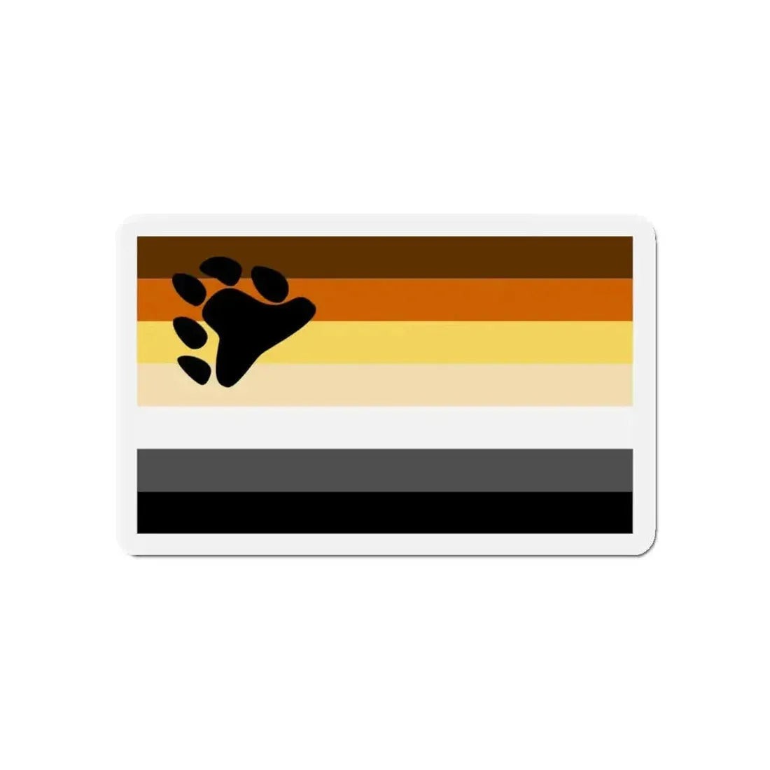 Bear Brotherhood Pride Flag - Refrigerator Magnet - The Sticker Space