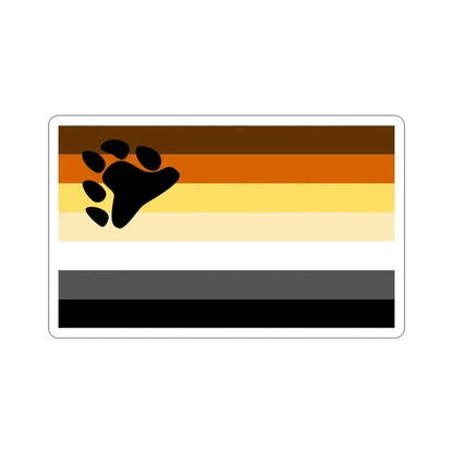 Bear Brotherhood Pride Flag STICKER Vinyl Die-Cut Decal 2 Inch - The Sticker Space