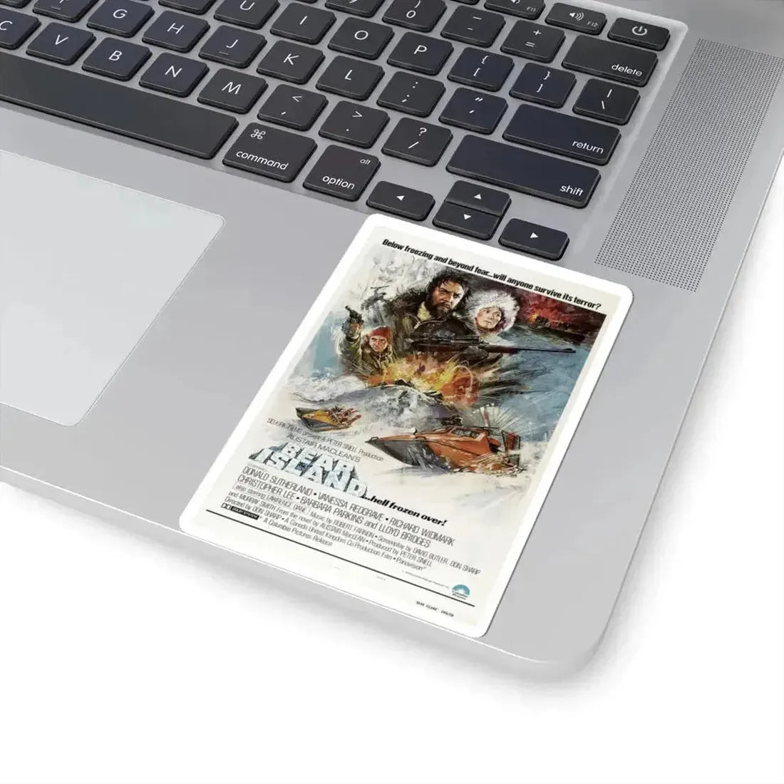 Bear Island 1979 Movie Poster - STICKER Vinyl Kiss-Cut Decal - The Sticker Space