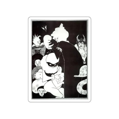 BEARDSLEY, Aubrey - Lucians Strange Creatures (Artwork) STICKER Vinyl Die-Cut Decal White Die-Cut 3 Inch - The Sticker Space