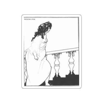 BEARDSLEY, Aubrey - messalina_e (Artwork) STICKER Vinyl Die-Cut Decal White Die-Cut 2 Inch - The Sticker Space