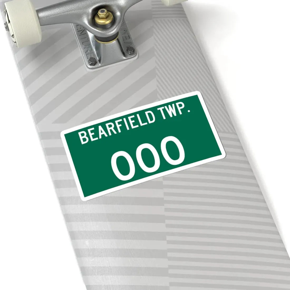 Bearfield Township Perry County Ohio route shield template (Ohio) (Road Sign) STICKER Vinyl Kiss-Cut Decal - The Sticker Space