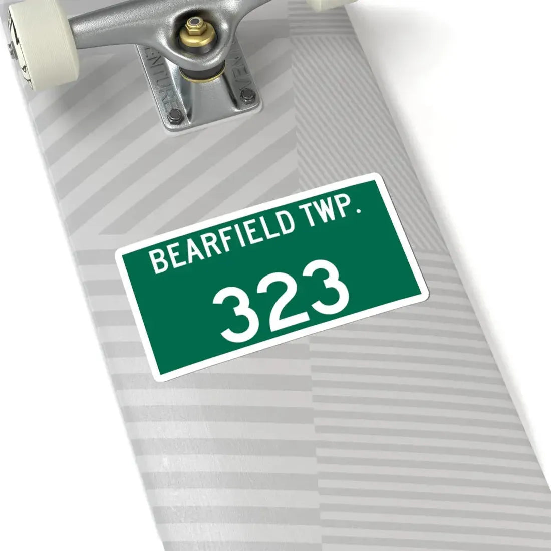 Bearfield Township Route 323 Perry County Ohio (Ohio) (Road Sign) STICKER Vinyl Kiss-Cut Decal - The Sticker Space