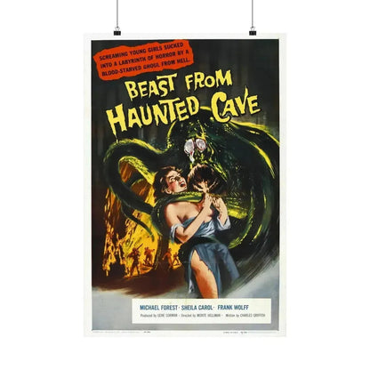 BEAST FROM HAUNTED CAVE 1959 - Paper Movie Poster 20″ x 30″ Matte - The Sticker Space
