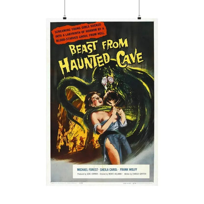 BEAST FROM HAUNTED CAVE 1959 - Paper Movie Poster 24″ x 36″ Matte - The Sticker Space