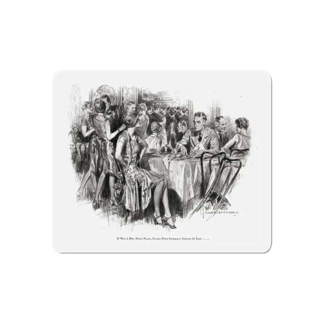 Beating Wings (Pt. 1-1), McCalls magazine, July 1927 (Magazine Illustration) Refrigerator Magnet 5 Inch Die-Cut - The Sticker Space