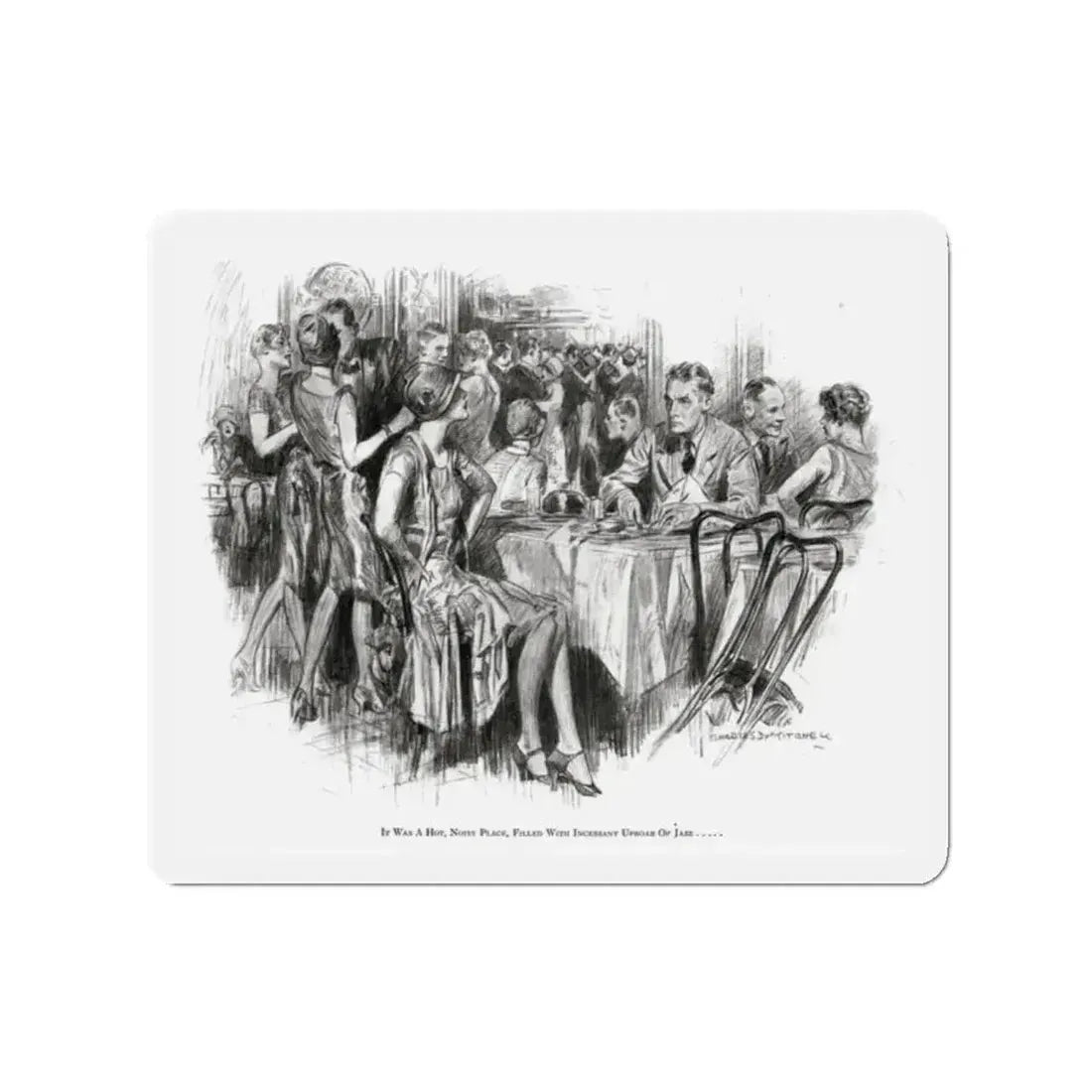 Beating Wings (Pt. 1-1), McCalls magazine, July 1927 (Magazine Illustration) Refrigerator Magnet - The Sticker Space