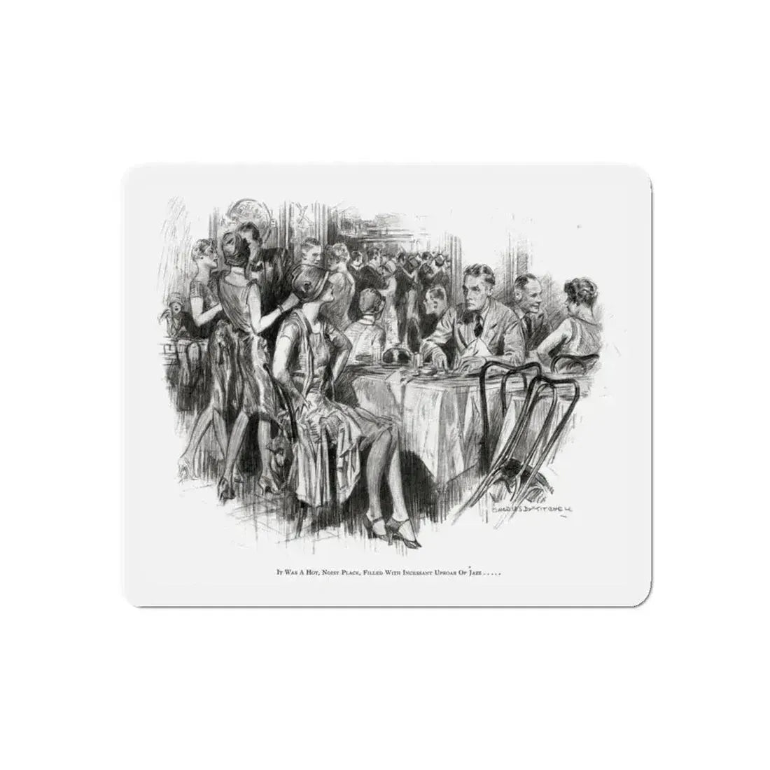 Beating Wings (Pt. 1-1), McCalls magazine, July 1927 (Magazine Illustration) Refrigerator Magnet - The Sticker Space