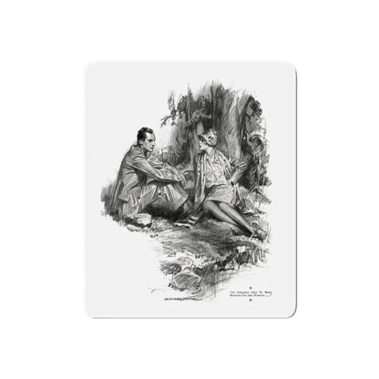 Beating Wings (Pt. 1-2), McCalls magazine, July 1927 (Magazine Illustration) Refrigerator Magnet 5 Inch Die-Cut - The Sticker Space