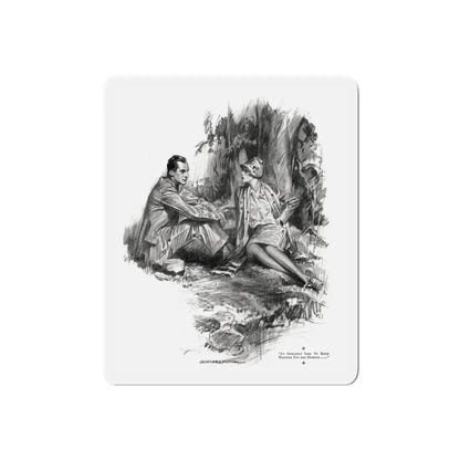 Beating Wings (Pt. 1-2), McCalls magazine, July 1927 (Magazine Illustration) Refrigerator Magnet 6 Inch Die-Cut - The Sticker Space