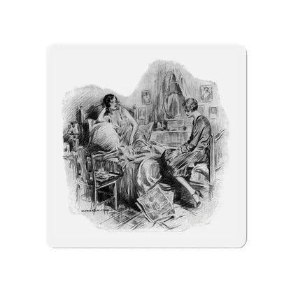 Beating Wings (Pt. 2-2), McCalls magazine, August 1927 (Magazine Illustration) Refrigerator Magnet 3 Inch Die-Cut - The Sticker Space