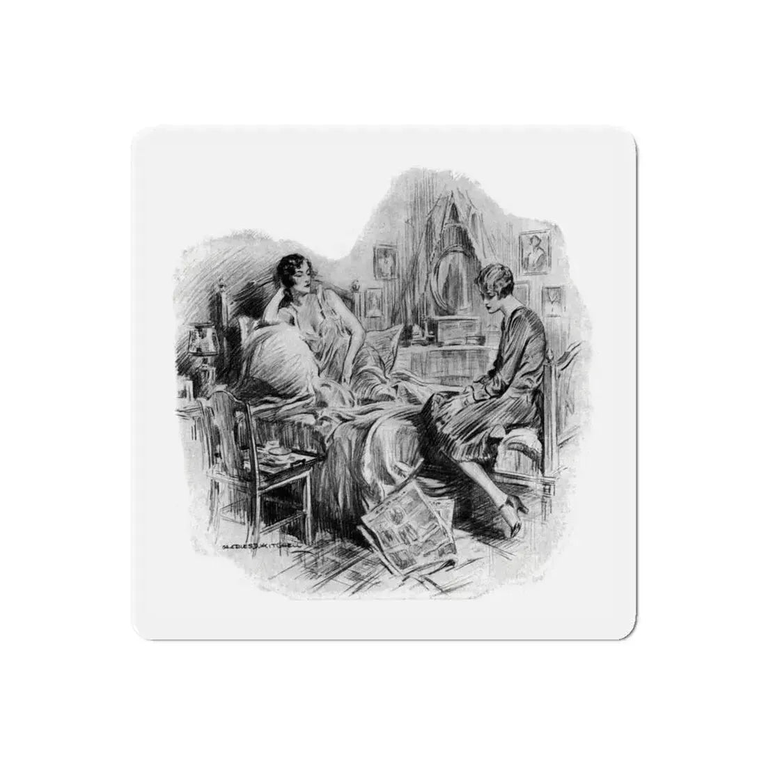 Beating Wings (Pt. 2-2), McCalls magazine, August 1927 (Magazine Illustration) Refrigerator Magnet 6 Inch Die-Cut - The Sticker Space