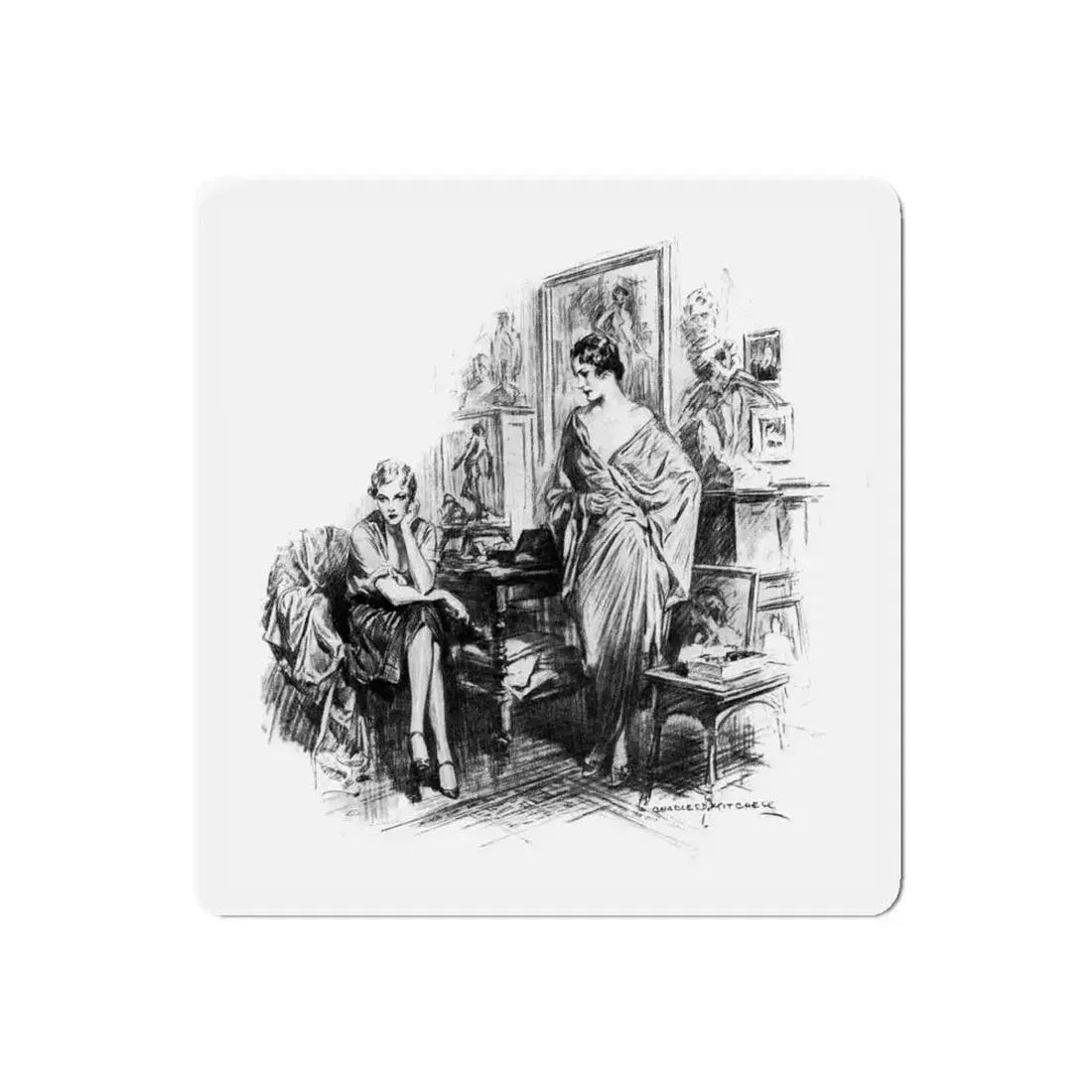 Beating Wings (Pt. 2-3), McCalls magazine, August 1927 (Magazine Illustration) Refrigerator Magnet - The Sticker Space