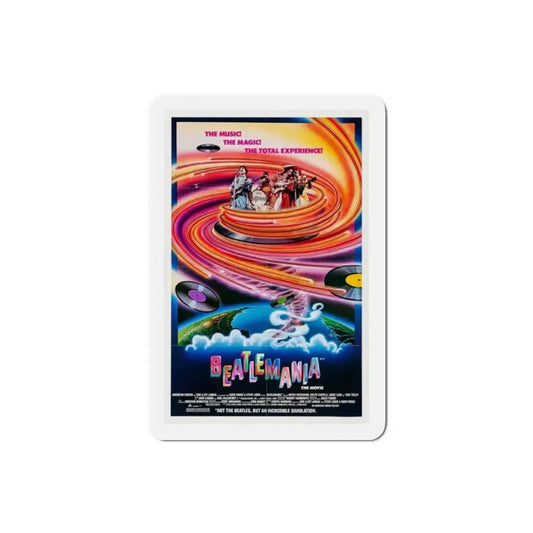 Beatlemania 1981 Movie Poster Refrigerator Magnet 2 Inch - The Sticker Space