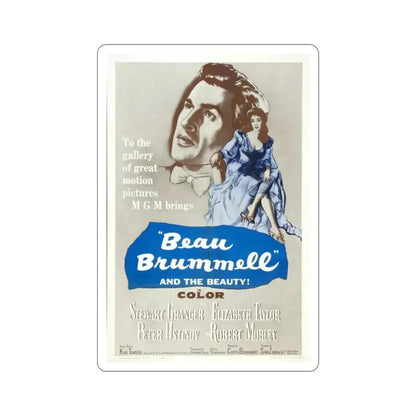 Beau Brummell 1954 Movie Poster STICKER Vinyl Die-Cut Decal 2 Inch - The Sticker Space
