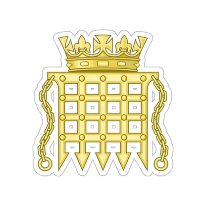 Beaufort Portcullis Badge of the Tudors STICKER Vinyl Die-Cut Decal - The Sticker Space