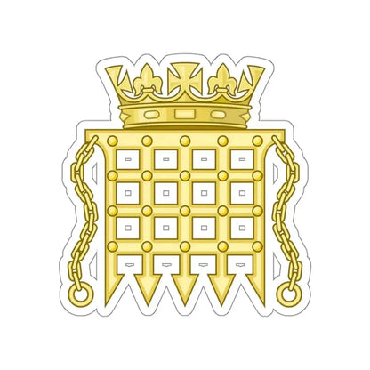 Beaufort Portcullis Badge of the Tudors STICKER Vinyl Die-Cut Decal - The Sticker Space