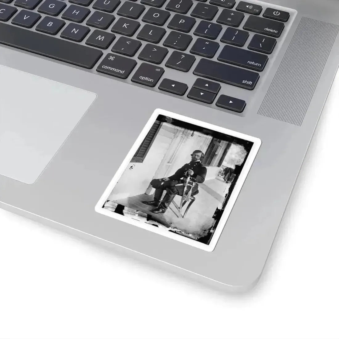 Beaufort, S.C. Gen. Isaac I. Stevens on Same Porch (U.S. Civil War) STICKER Vinyl Kiss-Cut Decal - The Sticker Space