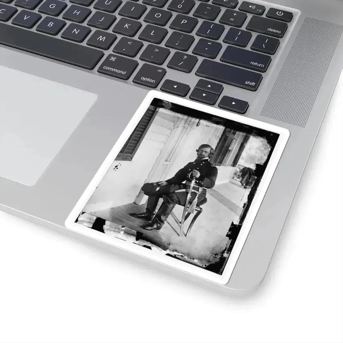 Beaufort, S.C. Gen. Isaac I. Stevens on Same Porch (U.S. Civil War) STICKER Vinyl Kiss-Cut Decal - The Sticker Space