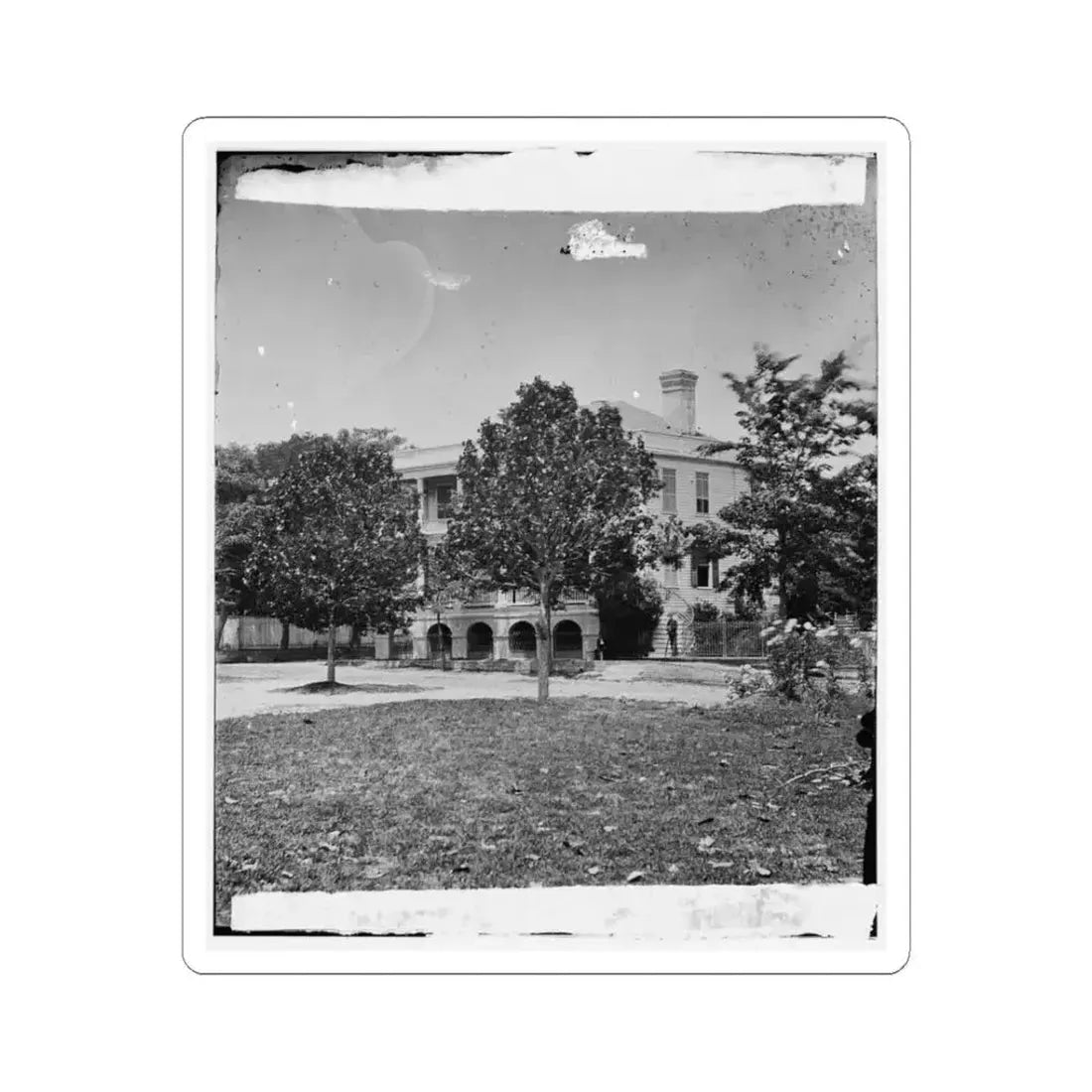 Beaufort, S.C. Robert Barnwell Rhett's House (U.S. Civil War) STICKER Vinyl Kiss-Cut Decal 3 Inch White - The Sticker Space