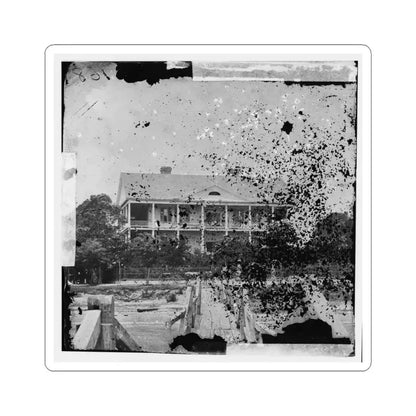 Beaufort, South Carolina. Fuller's House (U.S. Civil War) STICKER Vinyl Kiss-Cut Decal 4 Inch White - The Sticker Space