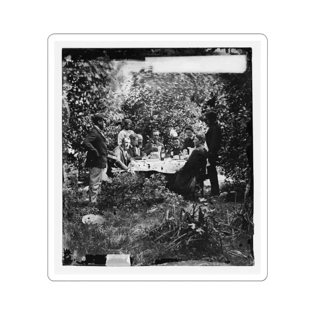 Beaufort, South Carolina.  Our Mess (U.S. Civil War) STICKER Vinyl Kiss-Cut Decal 4 Inch White - The Sticker Space