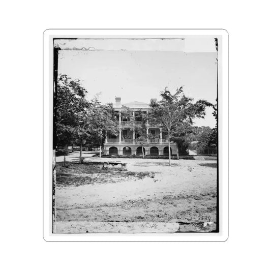 Beaufort, South Carolina. Robert Barnwell Rhett's Residence (U.S. Civil War) STICKER Vinyl Kiss-Cut Decal 2 Inch White - The Sticker Space
