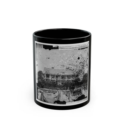 Beaufort, South Carolina. Fuller's House (U.S. Civil War) Black Coffee Mug-11oz-The Sticker Space