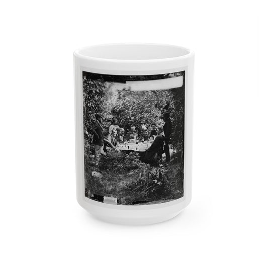 Beaufort, South Carolina. Our Mess (U.S. Civil War) White Coffee Mug-15oz-The Sticker Space