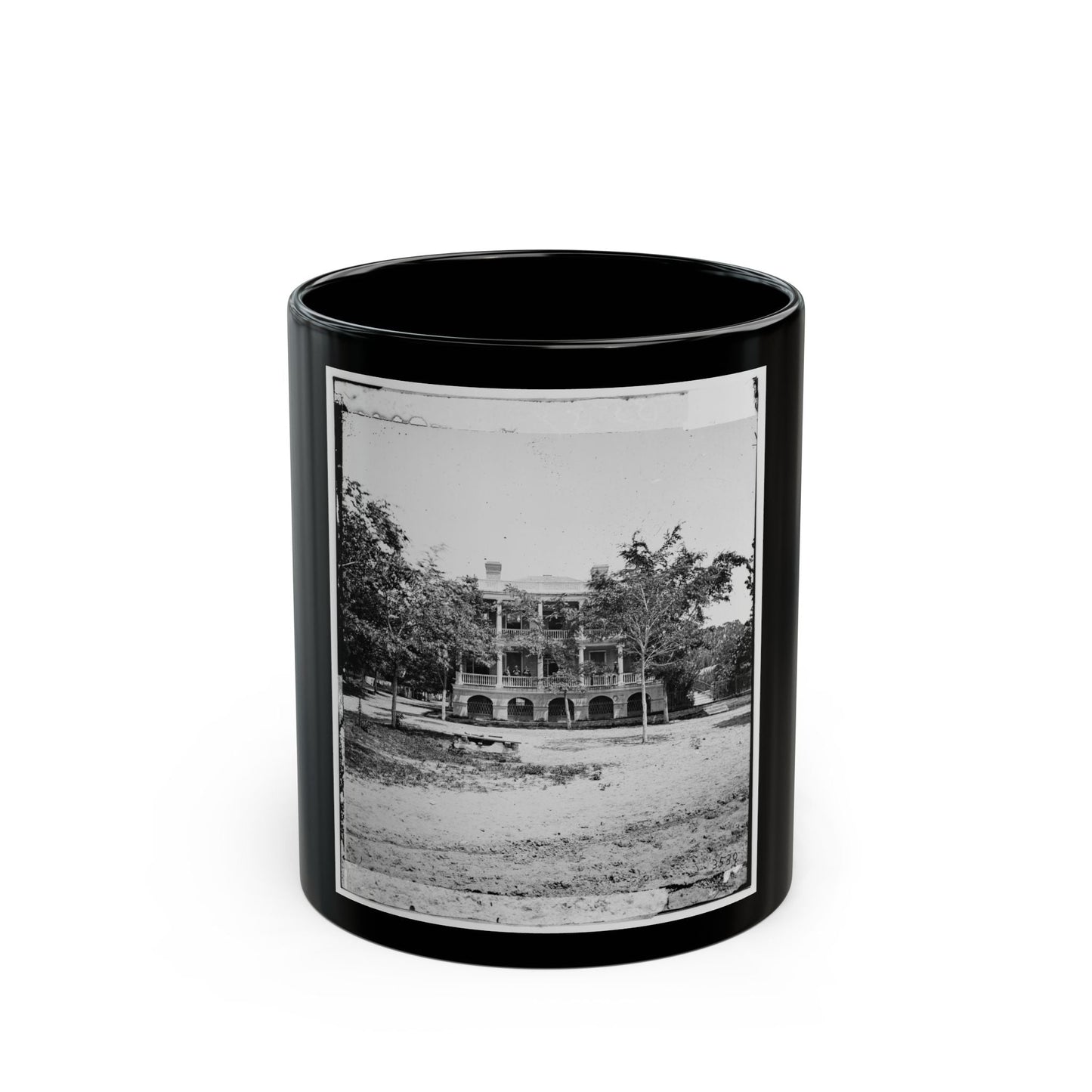 Beaufort, South Carolina. Robert Barnwell Rhett's Residence (U.S. Civil War) Black Coffee Mug