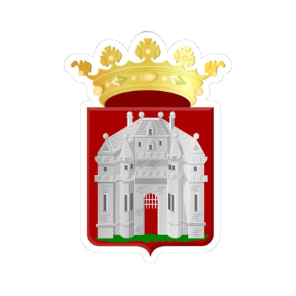 Beaumont Hainaut wapen (Belgium) (Coat of Arms) STICKER Vinyl Kiss-Cut Decal 3 Inch White - The Sticker Space